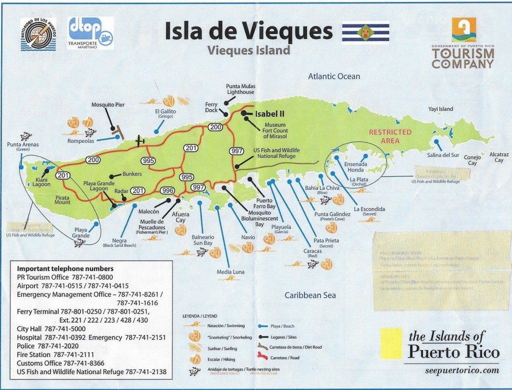 Vieques Map